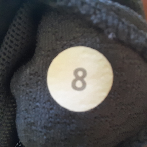 Lululemon Rehearsal Tank Black White Coal Tinted Canvas Super Women’s Sz 8 - Picture 6 of 11